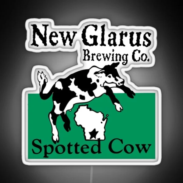 Spotted Cow New Glarus Brewery RGB Neon Sign
