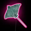 Brighten up your space with vibrant RGB Spotted Eagle Ray sign