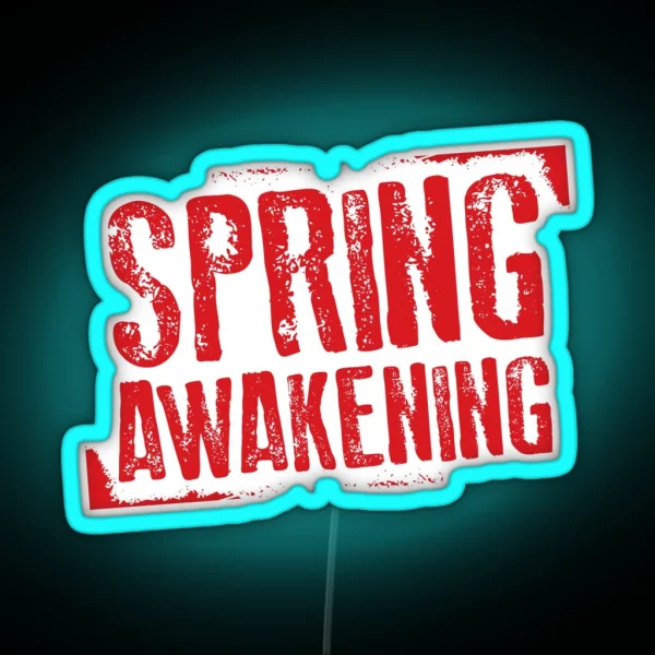 Spring Awakening Logo RGB Neon Sign