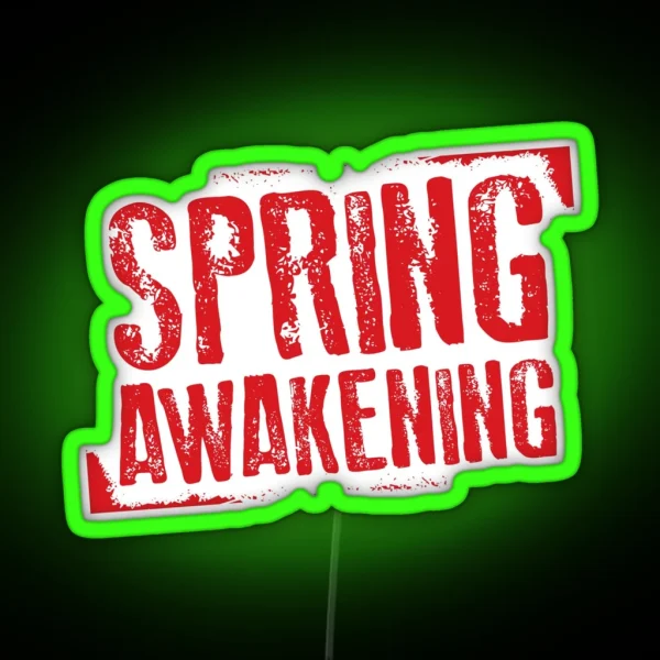 Spring Awakening Logo RGB Neon Sign