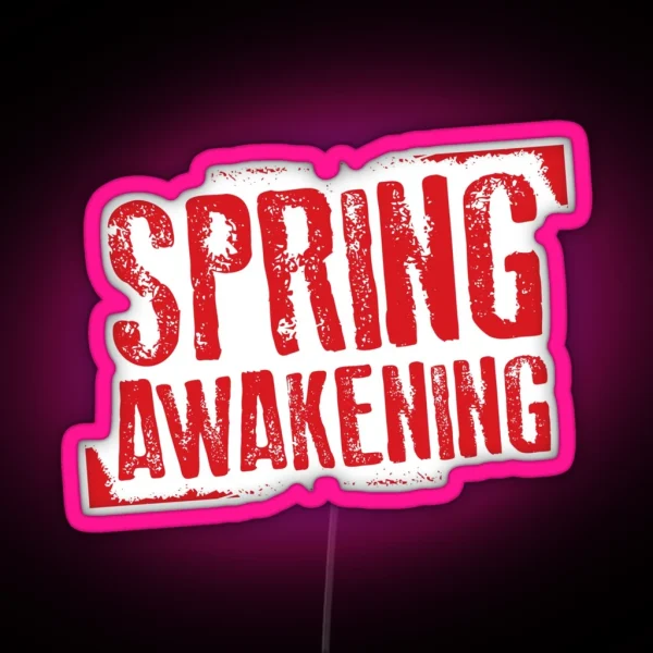 Spring Awakening Logo RGB Neon Sign