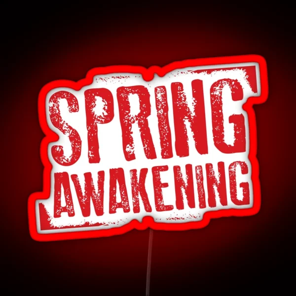 Spring Awakening Logo RGB Neon Sign