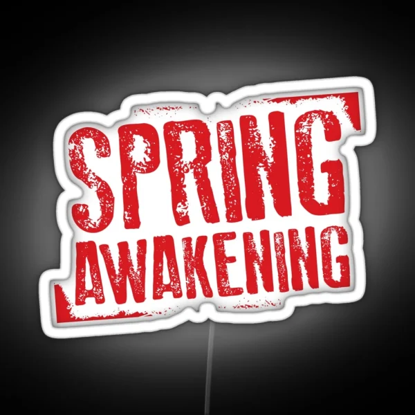 Spring Awakening Logo RGB Neon Sign