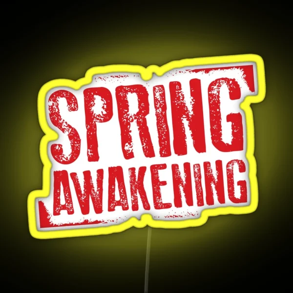 Spring Awakening Logo RGB Neon Sign