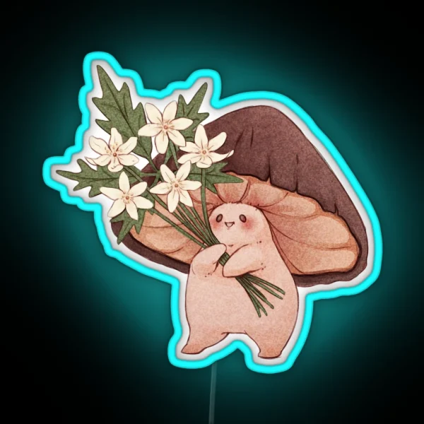 Spring Flowers RGB Neon Sign