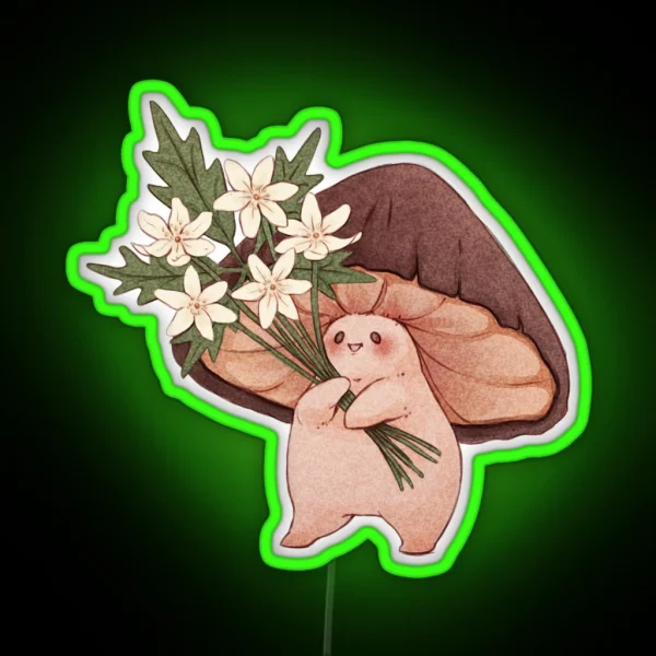 Spring Flowers RGB Neon Sign