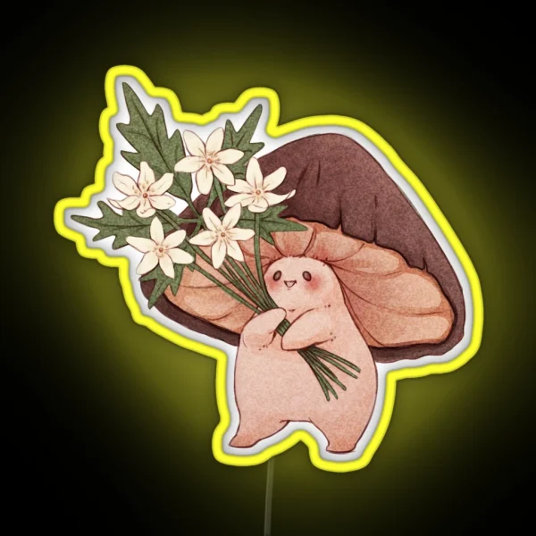 Spring Flowers RGB Neon Sign