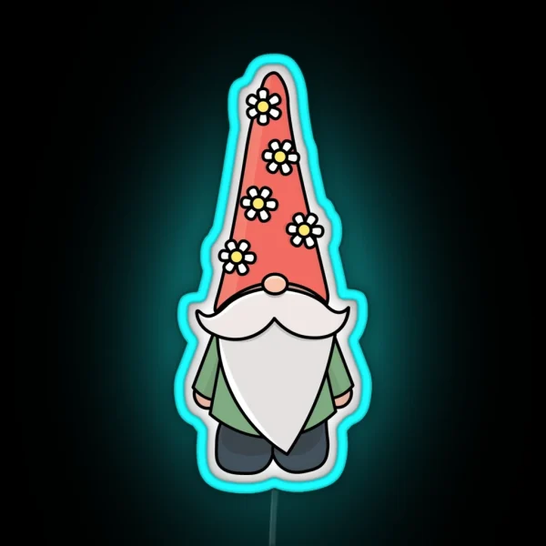 Spring Gnome RGB Neon Sign
