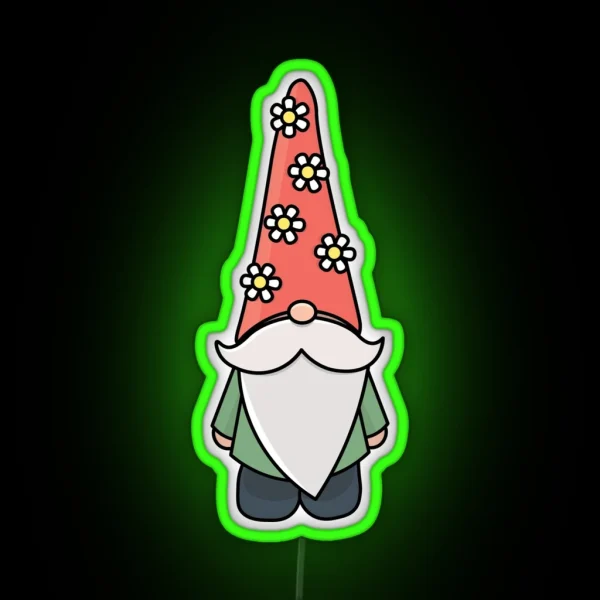 Spring Gnome RGB Neon Sign