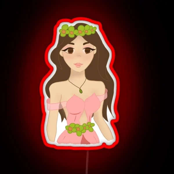 Spring Queen RGB Neon Sign