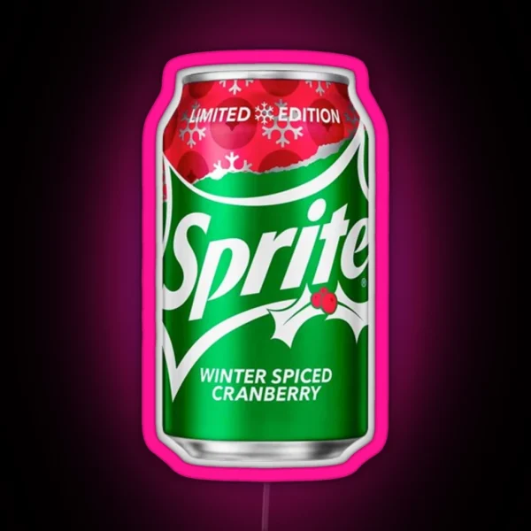 Sprite Cranberry RGB Neon Sign