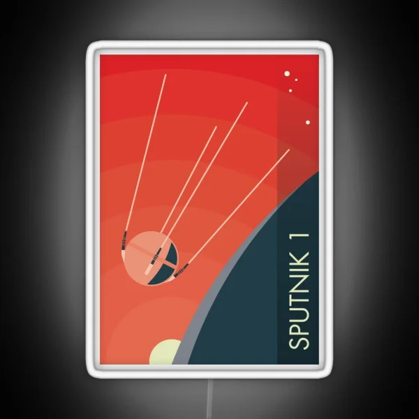 Sputnik 1 RGB Neon Sign