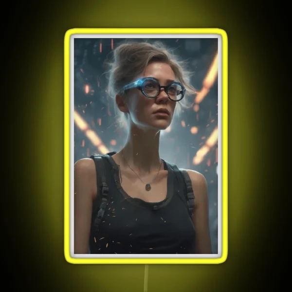 Spy Girl RGB Neon Sign