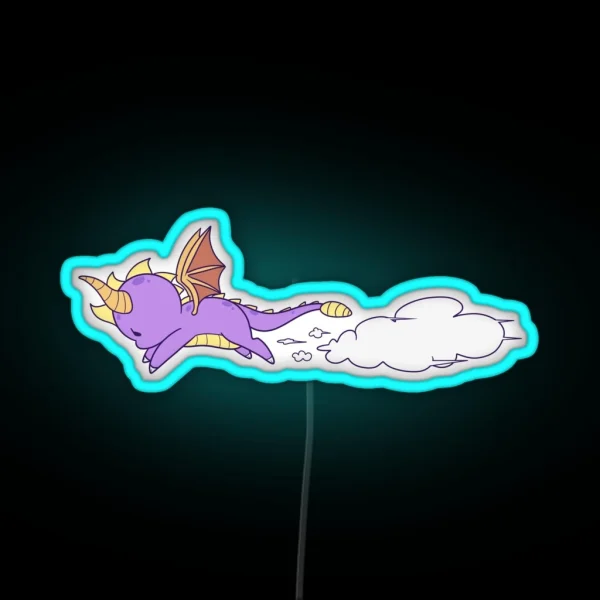 Spyro The Dragon RGB Neon Sign