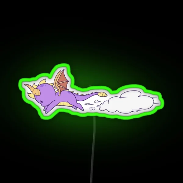 Spyro The Dragon RGB Neon Sign