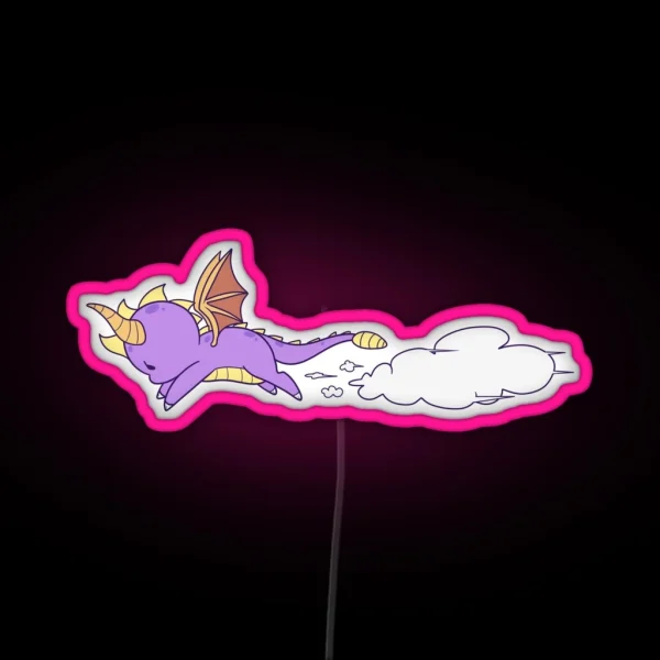 Spyro The Dragon RGB Neon Sign