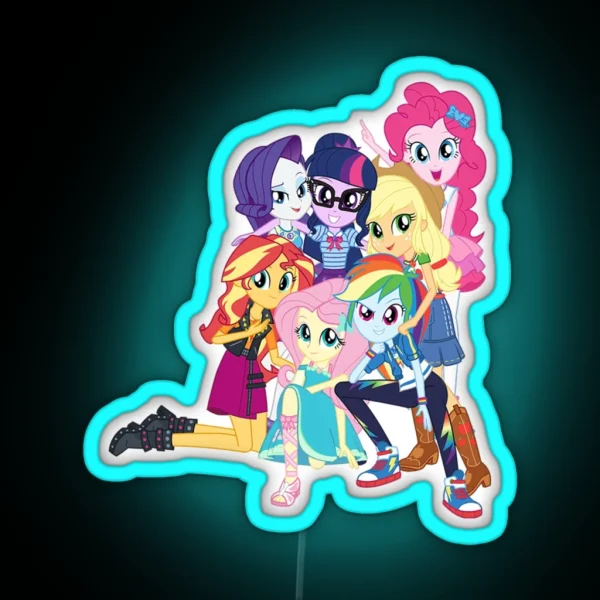 Squad Of Friendship RGB Neon Sign