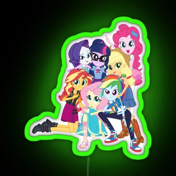 Squad Of Friendship RGB Neon Sign