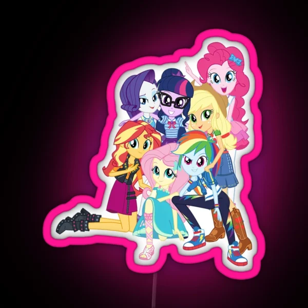 Squad Of Friendship RGB Neon Sign