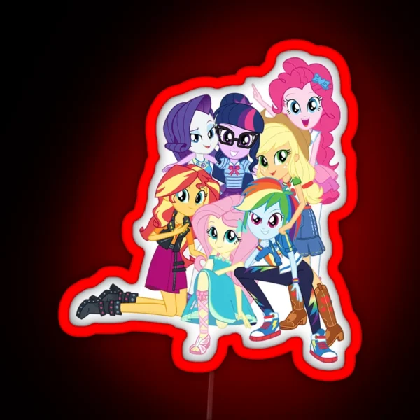 Squad Of Friendship RGB Neon Sign