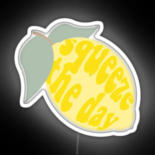 Squeeze The Day RGB Neon Sign