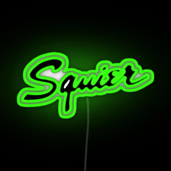 Squier Guitars RGB Neon Sign