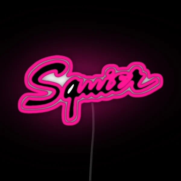 Squier Guitars RGB Neon Sign