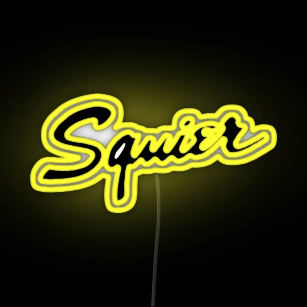 Squier Guitars RGB Neon Sign