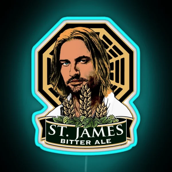 St James Bitter Ale RGB Neon Sign