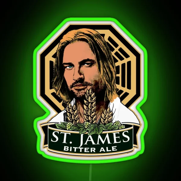 St James Bitter Ale RGB Neon Sign