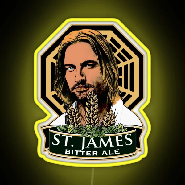 St James Bitter Ale RGB Neon Sign