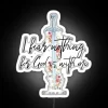 Courage in Faith, Divine Protection Illuminates Your Path Always Neon Sign