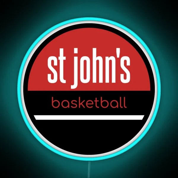 St John S Basketball RGB Neon Sign