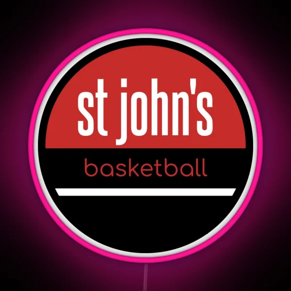 St John S Basketball RGB Neon Sign