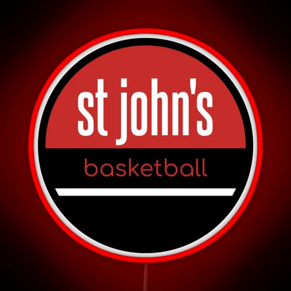 St John S Basketball RGB Neon Sign