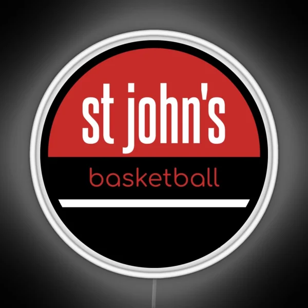 St John S Basketball RGB Neon Sign