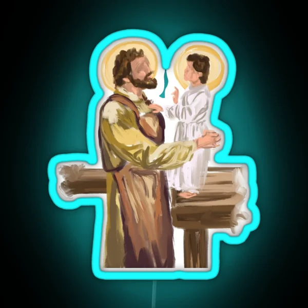 St Joseph RGB Neon Sign