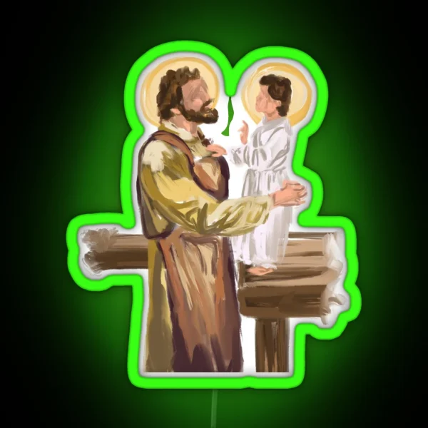St Joseph RGB Neon Sign