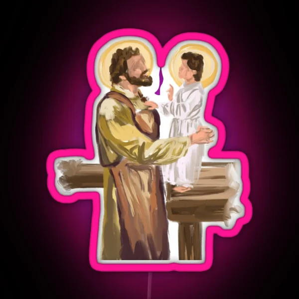 St Joseph RGB Neon Sign