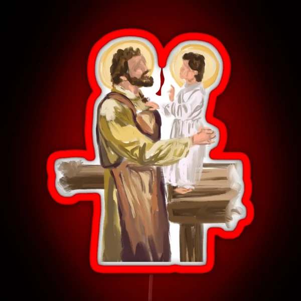 St Joseph RGB Neon Sign