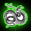St. Michael's Latin Inspired Catholic RGB Neon Sign with Battleground Protector