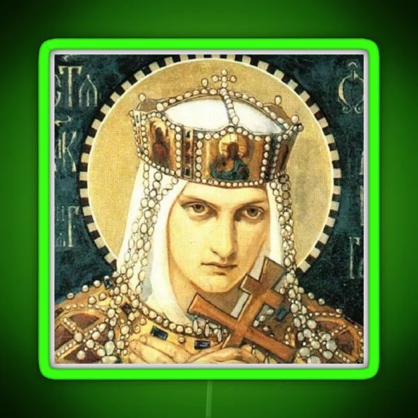 St Olga RGB Neon Sign