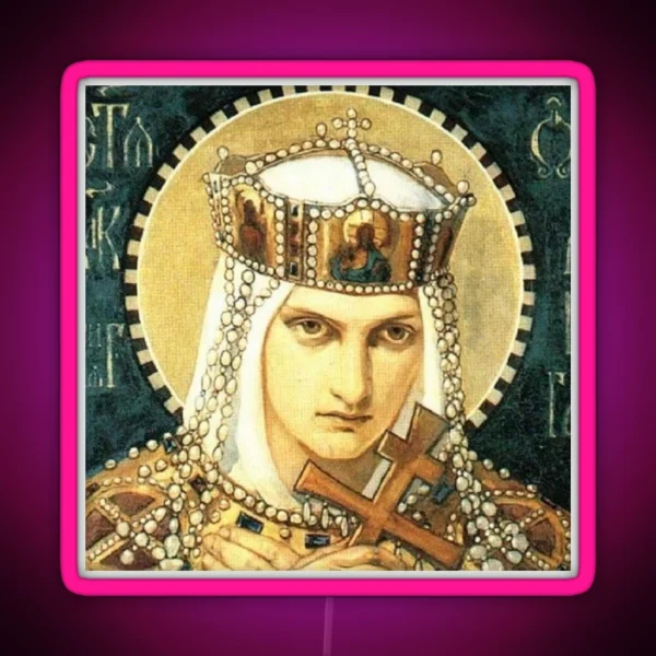 St Olga RGB Neon Sign