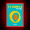 Vibrant St. Tropez-inspired art print with RGB neon accents.