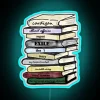 Eye-catching RGB Neon Light Wall Sign for Book Lovers Decor