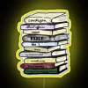 RGB Neon Book Stack Display Sign with Colorful Led Lighting
