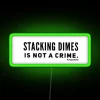 Fun Don't Take Yourself Too Seriously RGB Neon Wall Sign