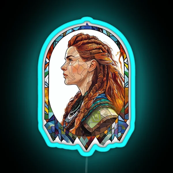 Stained Glass Aloy RGB Neon Sign