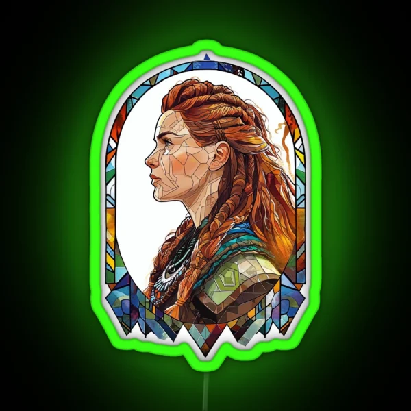 Stained Glass Aloy RGB Neon Sign