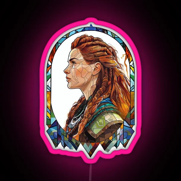 Stained Glass Aloy RGB Neon Sign